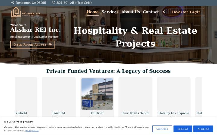 Screenshot of aksharrei.com