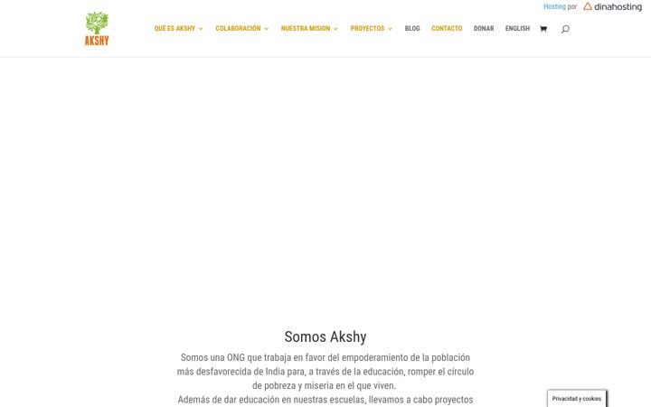Screenshot of akshy.org