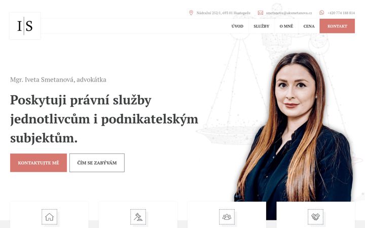 Screenshot of aksmetanova.cz