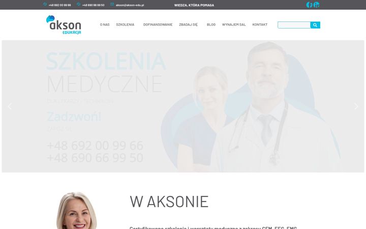 Screenshot of akson-edu.pl