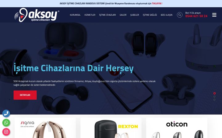 Screenshot of aksoyisitmecihazlari.com