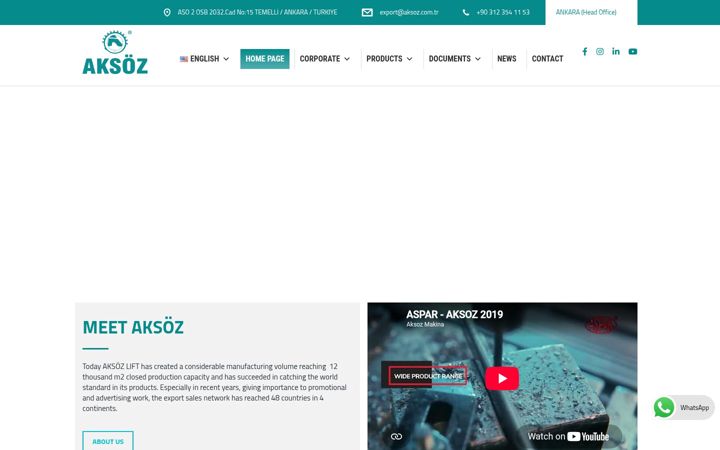 Zrzut ekranu aksoz.com.tr