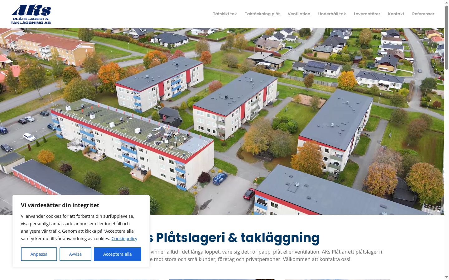Screenshot des Einwilligungsbanners vor jeglicher Interaktion
