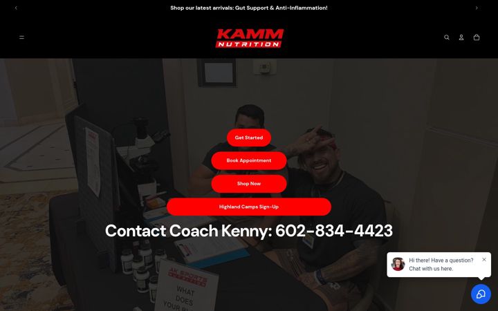 Screenshot of aksportsnutrition.com