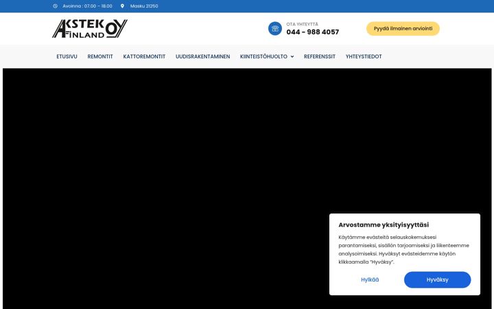 Screenshot of akstekfinland.com