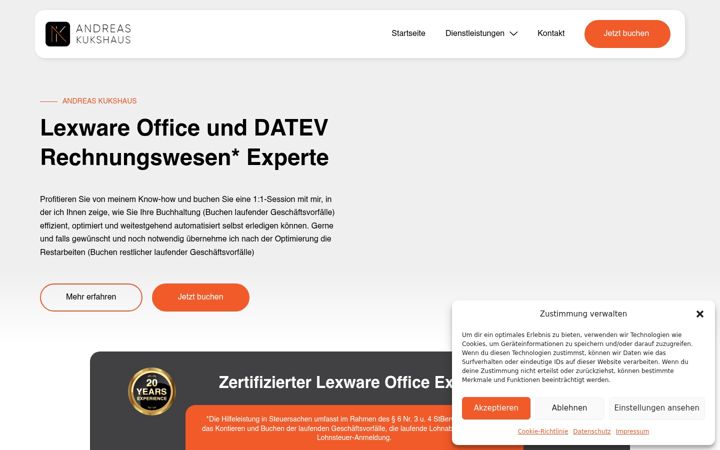 Screenshot of aksteuerfachwirt.de