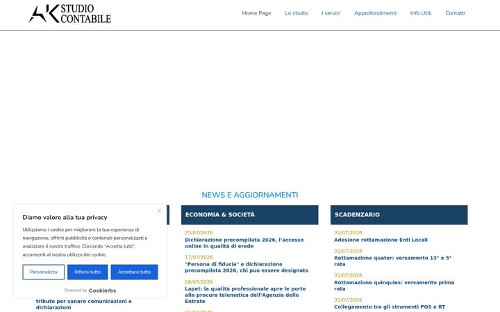 Screenshot of akstudiocontabile.it