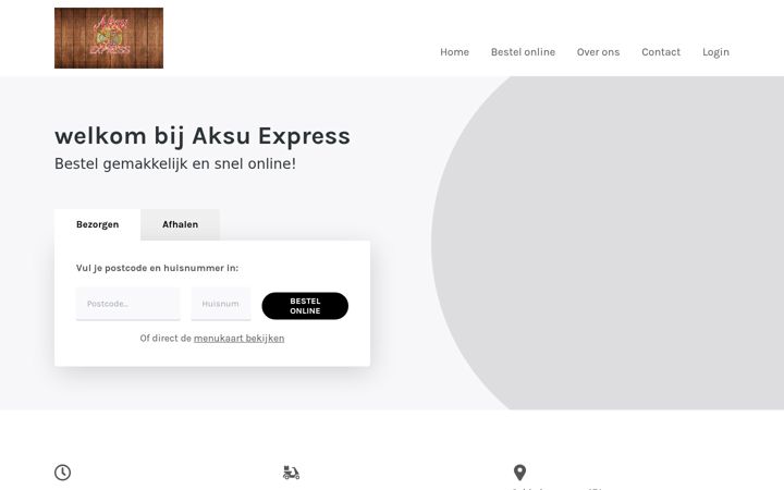 Screenshot of aksuexpress.nl