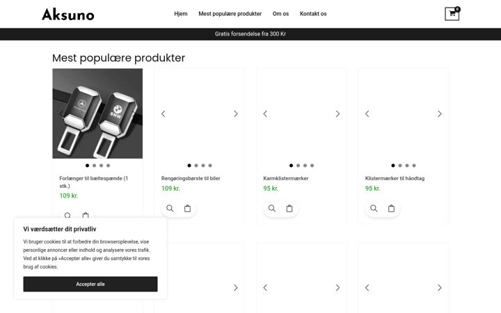 Screenshot of aksuno.com