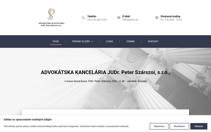 Screenshot von aksz.sk