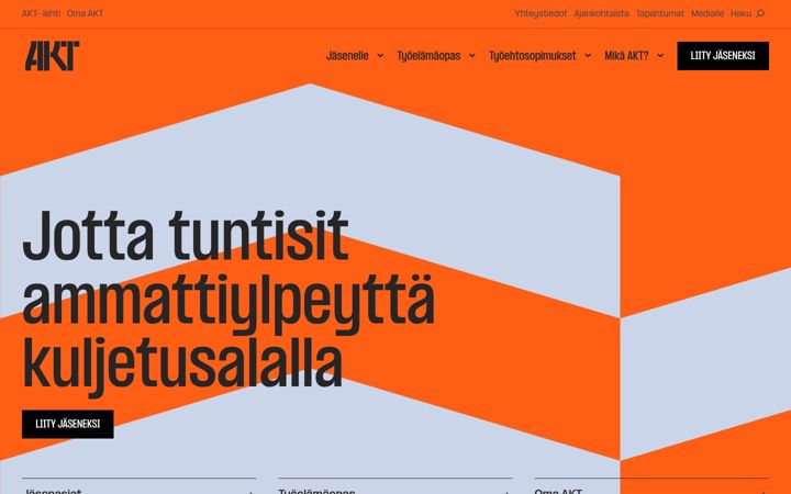 Screenshot of akt.fi