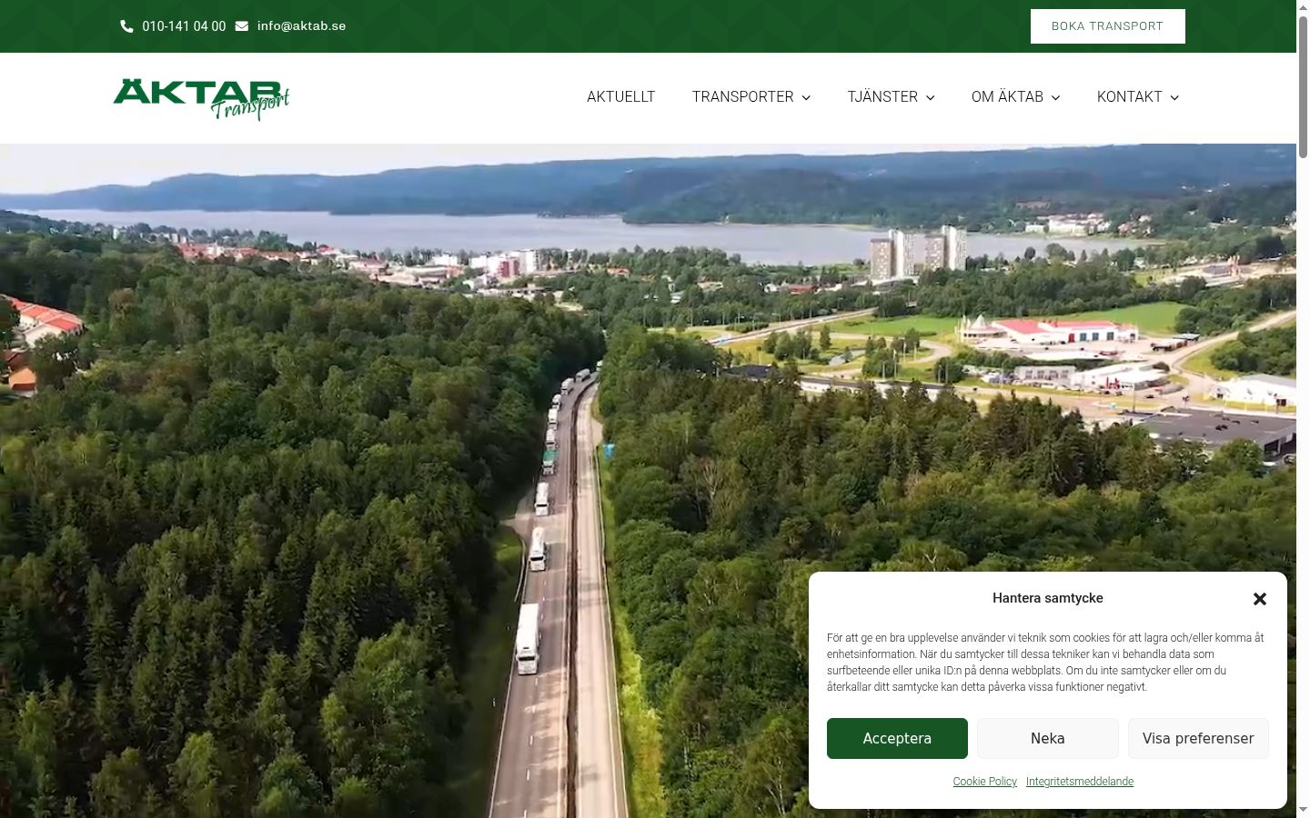 Képernyőkép a bármilyen interakció előtt megjelenő hozzájárulási bannerről