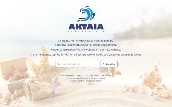 Screenshot of aktaiainvestments.com