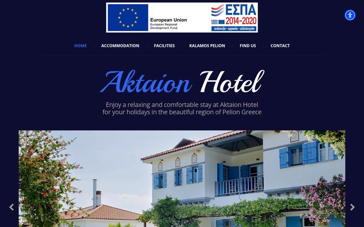 Screenshot του aktaionhotel.com