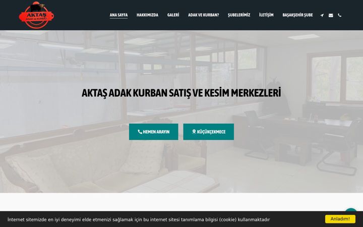 Screenshot του aktaskurbanadak.com