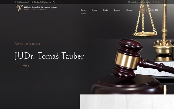 Screenshot of aktauber.sk