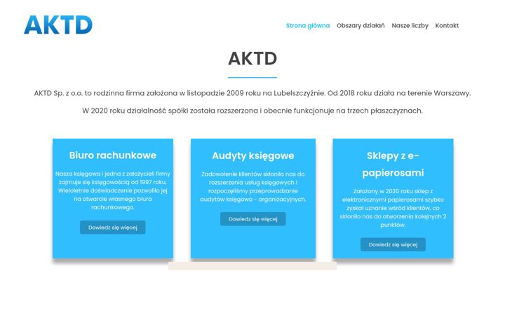 Screenshot of aktd.pl