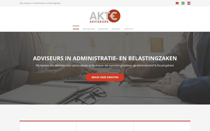 Screenshot of akte-advies.nl