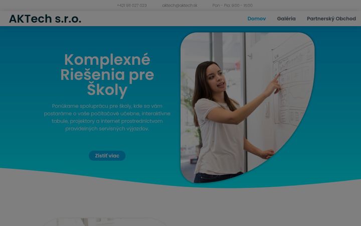 Screenshot of aktech.sk