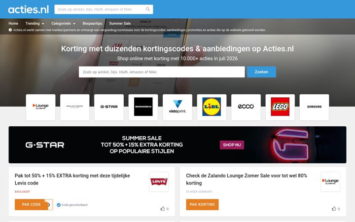 Screenshot of aktei.nl