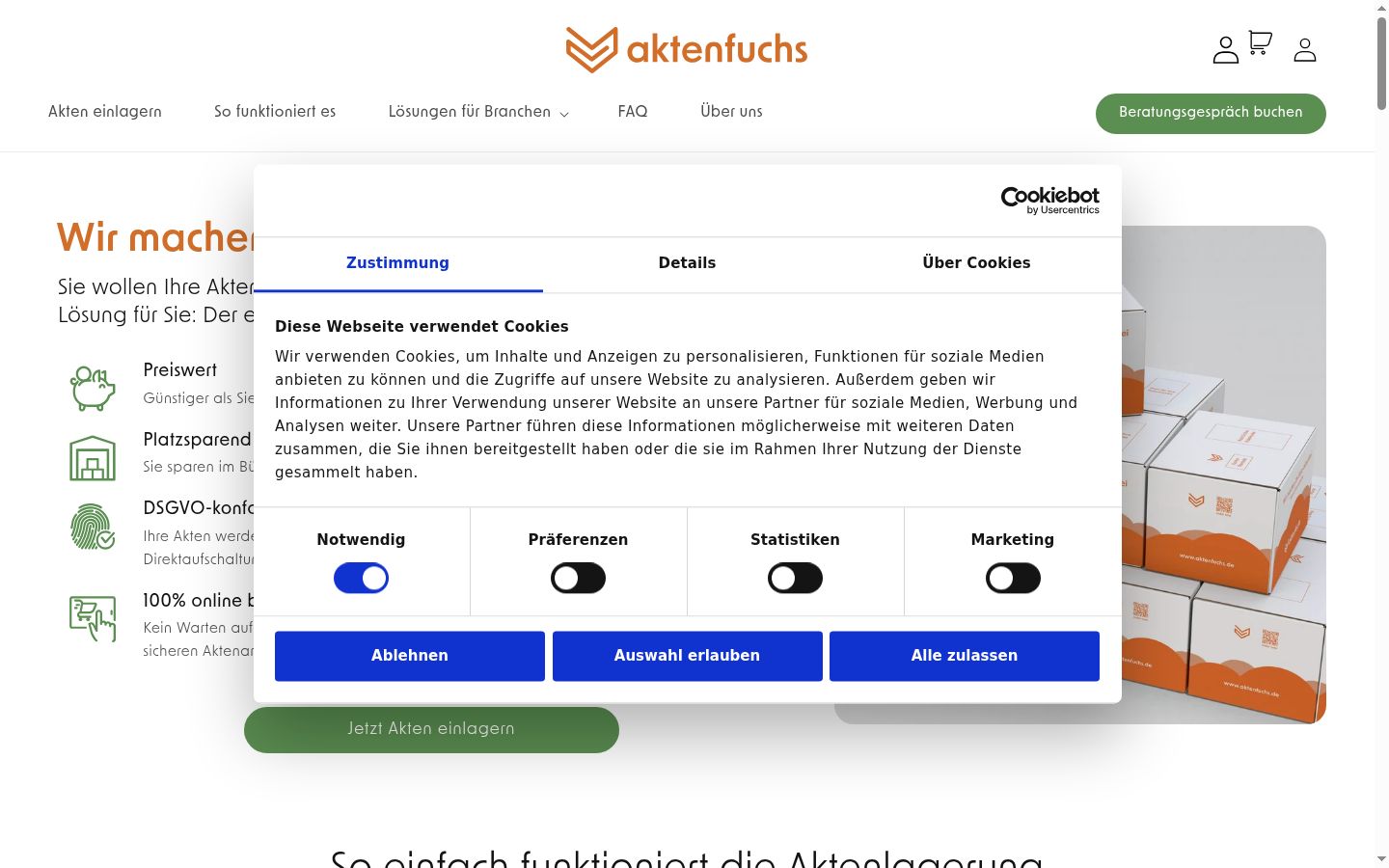 Ekrānuzņēmums ar piekrišanas baneri, kas tika rādīts pirms jebkādas mijiedarbības