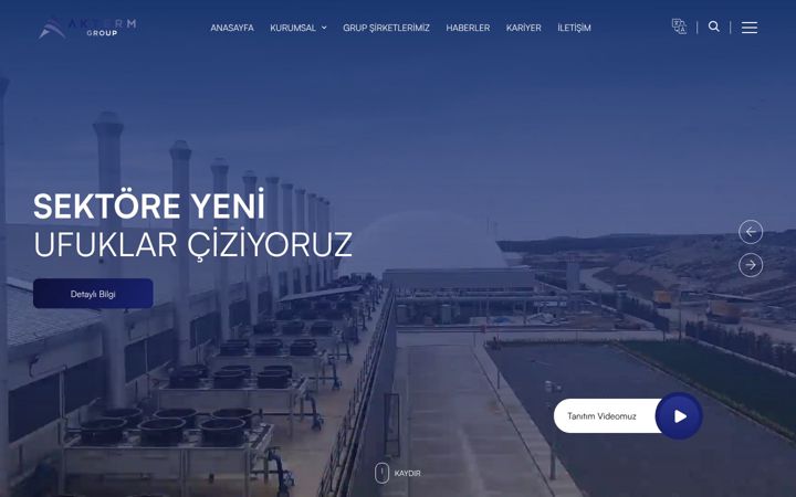 Snimka zaslona za aktermgroup.com
