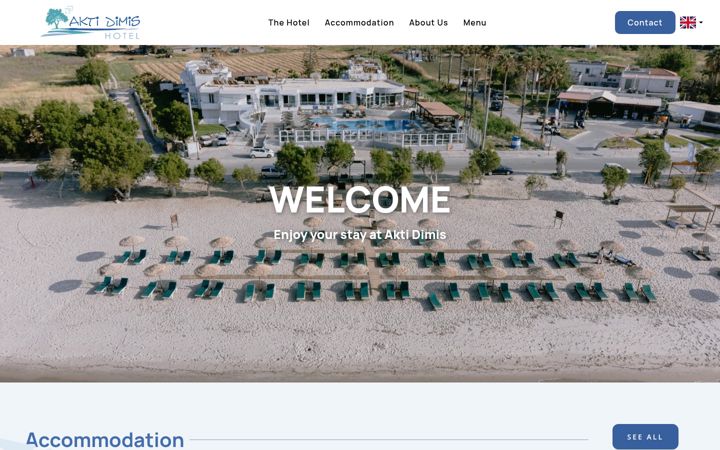 Skjámynd af aktidimishotel.gr