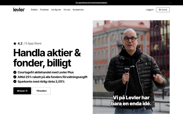 Screenshot of aktieinvest.se