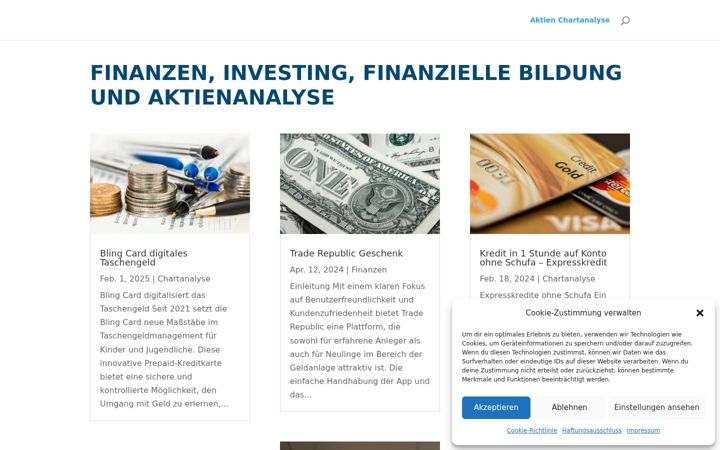 Ekrānuzņēmums no aktien-chartanalyse.de