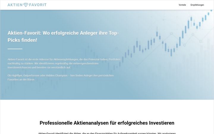 Skjámynd af aktien-favorit.de