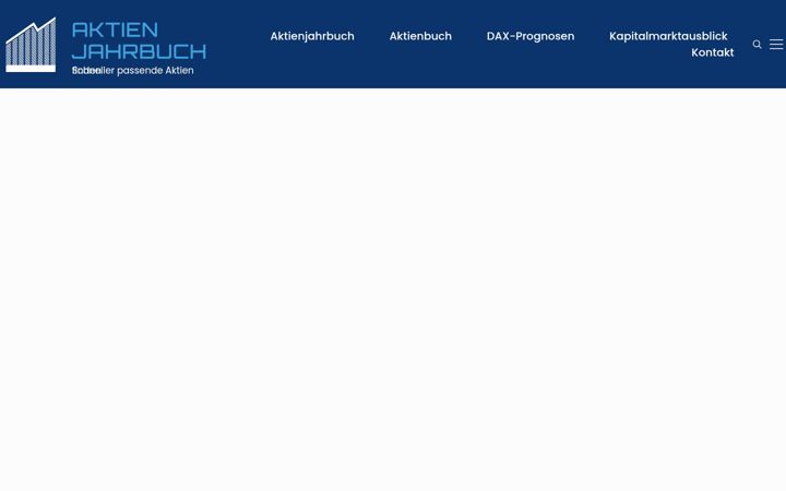 Screenshot of aktienjahrbuch.de