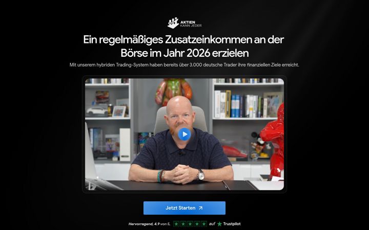 Screenshot stránky aktienkannjeder.de