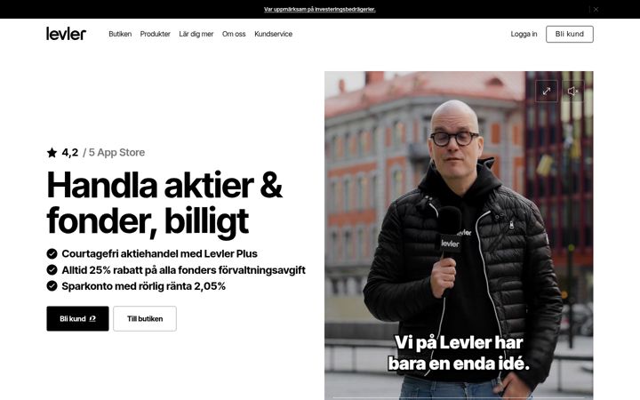 Screenshot of aktiesparinvest.se