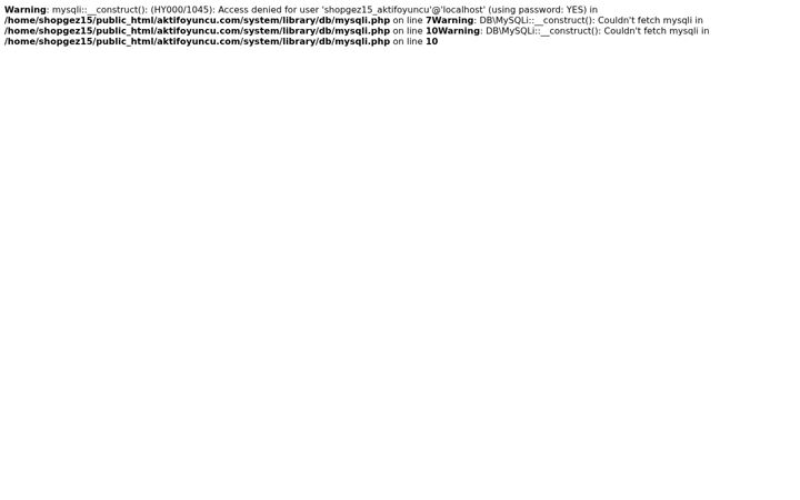 Screenshot of aktifoyuncu.com
