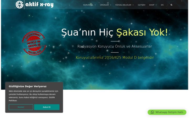 Screenshot of aktifxray.com.tr
