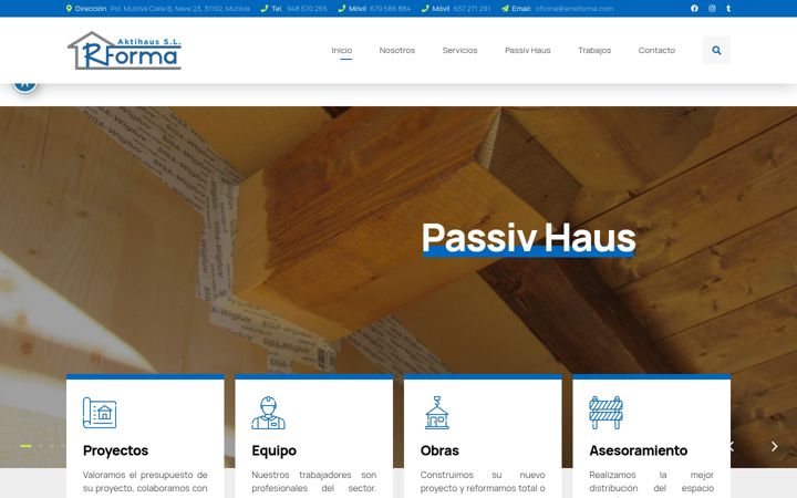 Snimka zaslona za aktihaus.com