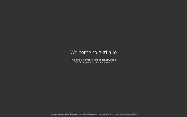 Screenshot of aktiia.io
