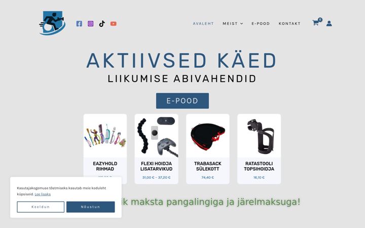 Screenshot ta' aktiivsed.ee