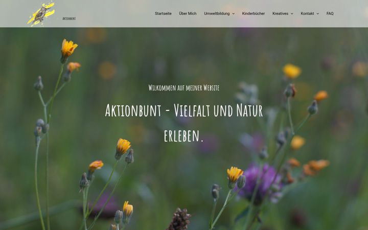 Skærmbillede af aktionbunt.de