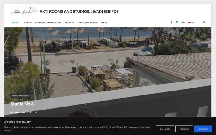 Screenshot of aktiserifos.gr