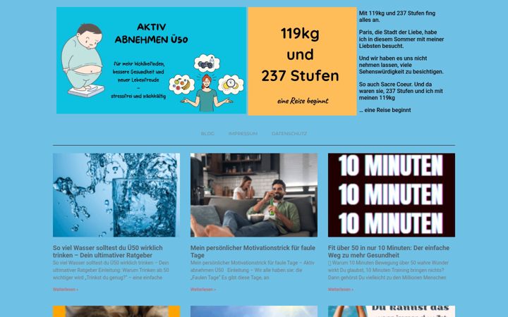 Ekraanipilt saidist aktiv-abnehmen.com