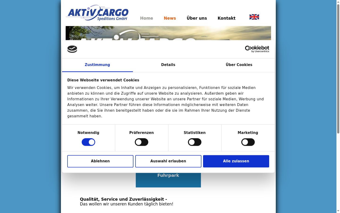 Zrzut ekranu banera zgody wyświetlanego przed jakąkolwiek interakcją