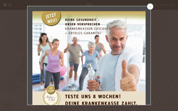 Screenshot of aktiv-club-ak.de