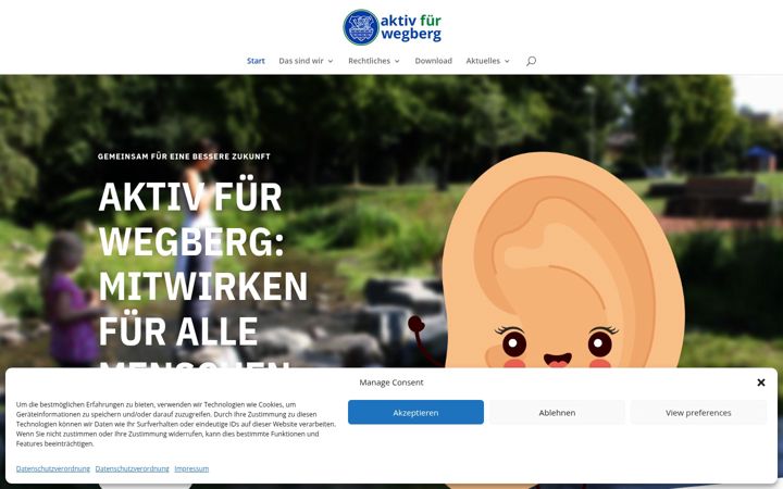 Screenshot of aktiv-fuer-wegberg.de