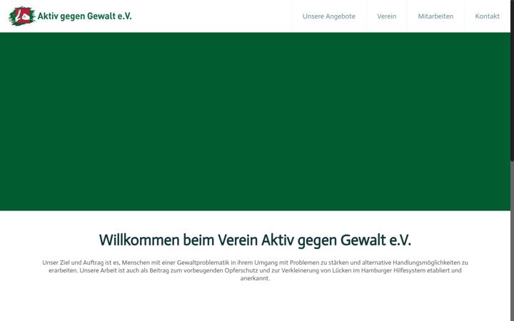 Ekraanipilt saidist aktiv-gegen-gewalt.com
