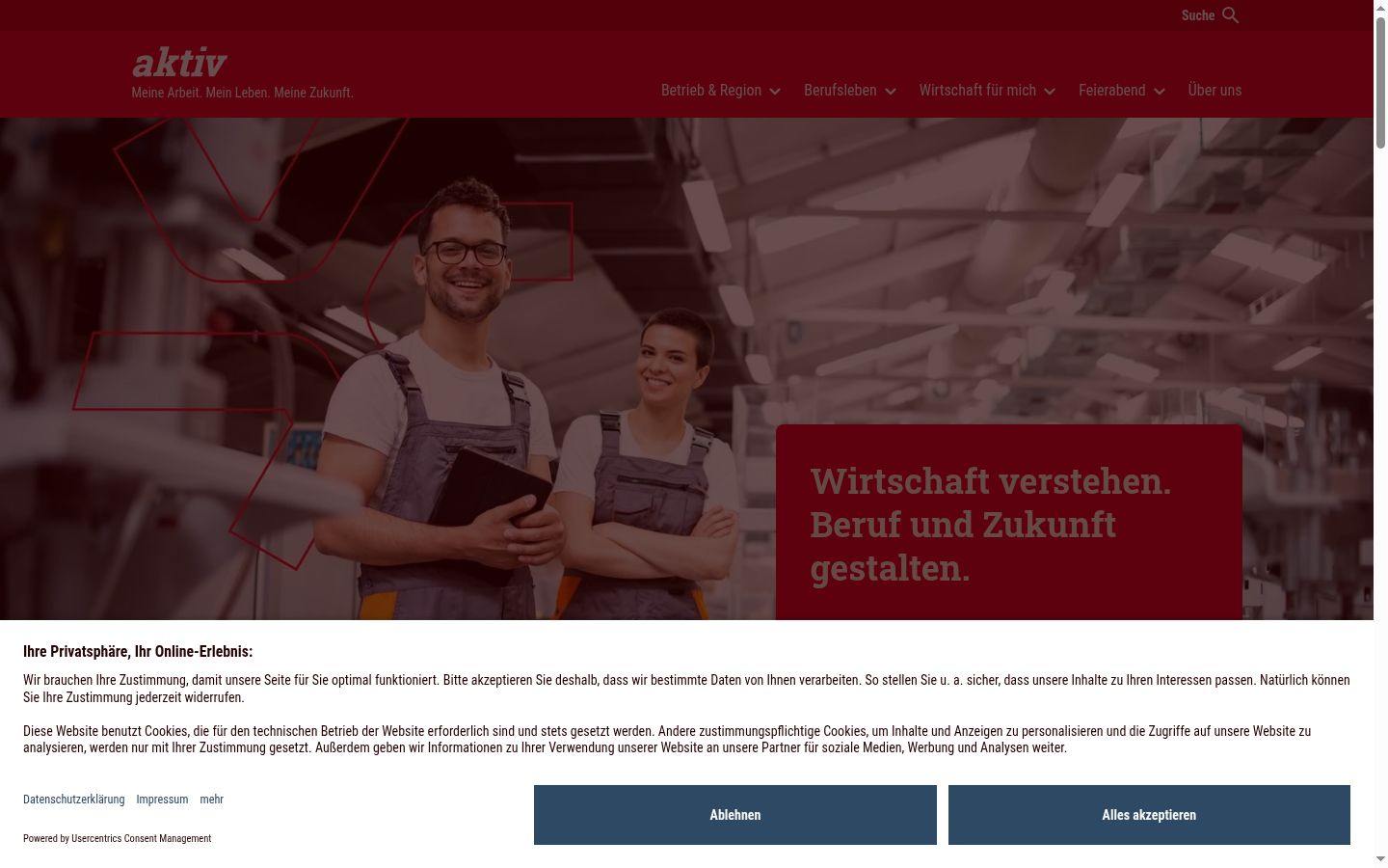 Sutikimo reklamjuostės, rodytos prieš bet kokią sąveiką, ekrano kopija