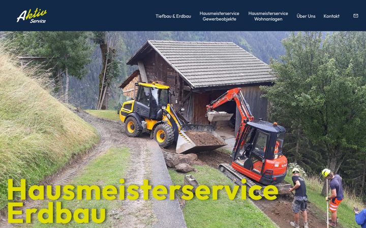 Ekraanipilt saidist aktiv-service.com