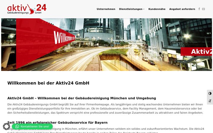 Ekrano kopija aktiv24-gmbh.de