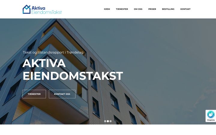 Ekrano kopija aktiva-eiendomstakst.no