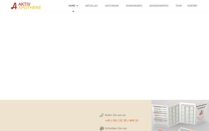 Zrzut ekranu aktivapotheke.at